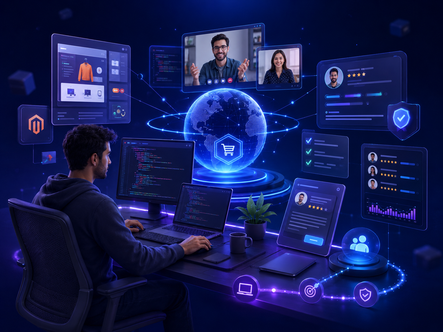 Remote freelancers and digital experts on Freelancerists